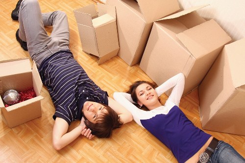 Careful packing materials for a Canary Wharf removals service